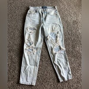 Aeropostale Light Blue Distressed Jeans